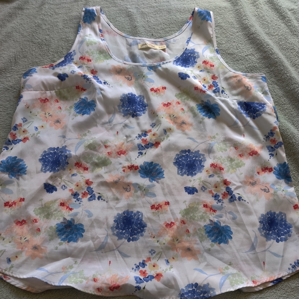 Faded Glory Floral Tank